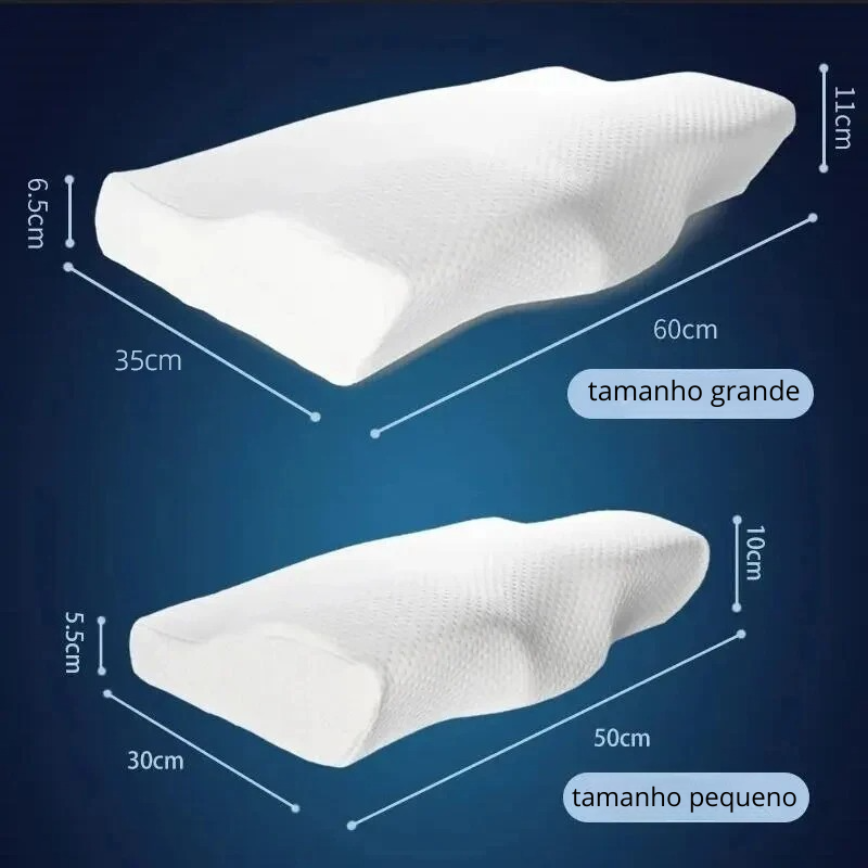 Almofada Ortopédica - Alívio e Conforto para Pescoço e Coluna